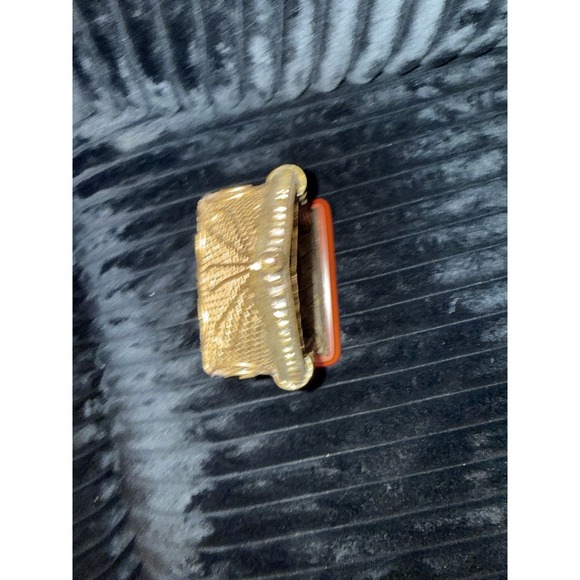 Vintage Nativity Scene Metal & Resin Display Gold Wire Frame & Wood -Great Cond! - Picture 6 of 10